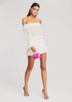 Taisha Embellished Silk Chiffon Dress -Women's Clothing Shop 220217 Retrofete SHOT 01 0050