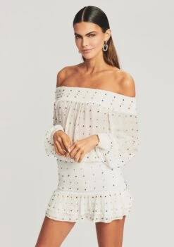 Taisha Embellished Silk Chiffon Dress -Women's Clothing Shop 220217 Retrofete SHOT 01 0170