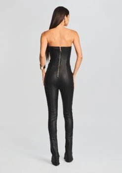 Brinley Coated Denim Jumpsuit 10 Brinley Coated Denim Jumpsuit -Women's Clothing Shop Ecommerce Crop 20230816 SET1 BRINLEYJUMPSUITCOATEDBLACK 2148 ECOMM