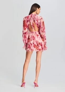 Dali Short Dress -Women's Clothing Shop Ecommerce Crop 20230816 SET1 DALISHORTDRESSPINK 0095 ECOMM