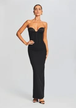 Luna Dress -Women's Clothing Shop Ecommerce Crop 20230816 SET1 LUNADRESSBLACK 0929 ECOMM