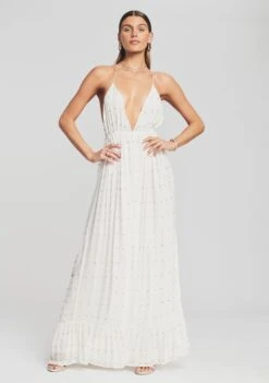 Zadie Embellished Silk Chiffon Dress