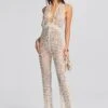 Tosca Sequin Crochet Jumpsuit