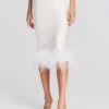 Paula Feather Skirt -Women's Clothing Shop Ecommerce Crop 220824 Retrofete Ecom Set2 SHOT13 1597