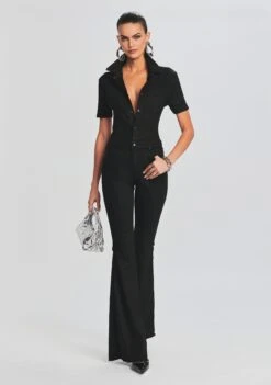 Lyla Coated Denim Jumpsuit -Women's Clothing Shop Ecommerce Crop 221115 Ecom SET1 SHOT 10 2220