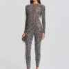 Marcel Sequin Jumpsuit -Women's Clothing Shop Ecommerce Crop 23 09 21 MARCELJUMPSUIT BLACKSILVER 3164 ECOMM