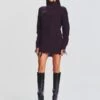 Capala Sweater Dress 2 Capala Sweater Dress -Women's Clothing Shop Ecommerce Crop 23 09 22 CAPALASWEATERDRESS EGGPLANT 101 ECOMM
