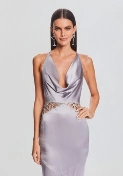 Chantelle Dress -Women's Clothing Shop Ecommerce Crop 23 09 22 CHANTELLEDRESS MINKGREY 2491 ECOMM