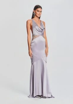 Chantelle Dress -Women's Clothing Shop Ecommerce Crop 23 09 22 CHANTELLEDRESS MINKGREY 2518 ECOMM