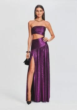Kenna Dress -Women's Clothing Shop Ecommerce Crop 23 09 22 KENNADRESS PURPLE 1456 ECOMM