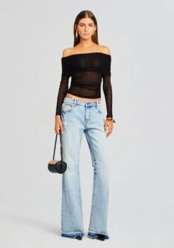 Hurley Jean -Women's Clothing Shop Ecommerce Crop 23 10 17 IDALIATOP BLACK HURLEYJEANS ESTE 770 ECOMM