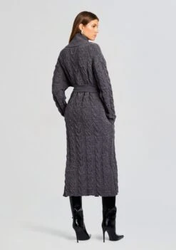 Nettie Duster -Women's Clothing Shop Ecommerce Crop 23 10 17 NETTIEDUSTER PERRIDRESS PEWTER 1053 ECOMM