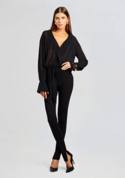 Orion Jumpsuit -Women's Clothing Shop Ecommerce Crop 23 10 17 ORIONJUMPSUIT BLACK 3522 ECOMM
