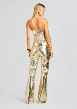 Lynx Leather Pant -Women's Clothing Shop Ecommerce Crop 23 10 18 JENESISTOP GOLD LYNXLEATHERPANT GOLD 0326 ECOMM 9ccdd0d0 f729 49df 9c09 e47d04e2895e