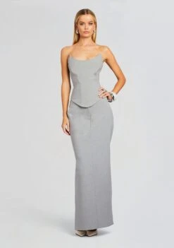 Rylie Wool Skirt 8 Rylie Wool Skirt -Women's Clothing Shop Ecommerce Crop 23 10 18 NEMESISCORSET RILEYKNITSKIRT GREY 2161 ECOMM f6dee24b 0f4f 4c92 9f9e e2c54ed45fe2