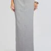 Rylie Wool Skirt -Women's Clothing Shop Ecommerce Crop 23 10 18 NEMESISCORSET RILEYKNITSKIRT GREY 2181 ECOMM