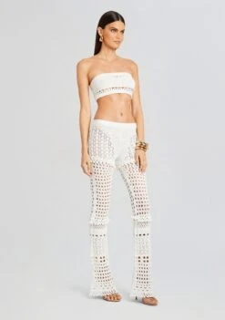 Kyla Knit Crochet Pant -Women's Clothing Shop Ecommerce Crop 23 10 25 ALAIACARDIGAN KYLAPANT LUIZTOP IRIDESCENTWHITE 406 ECOMM b8fd6e9b f6ea 450f af83 c8ff951e25c0
