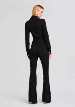 Deedee Denim Jumpsuit -Women's Clothing Shop Ecommerce Crop 23 11 15 DEEDEEJUMPSUIT BLACK 1922 ECOMM