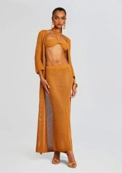 Viola Long Cover Up -Women's Clothing Shop Ecommerce Crop 23 11 16 ARIATOP VIOLACOVERUP ARIASKIRT TOBACCO 1487 ECOMM 11bf72ea 941c 42cc 9991 eeba7fed7f82