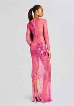 Sammy Embellished Dress -Women's Clothing Shop Ecommerce Crop 23 11 16 SAMMYDRESS ULTRAPINK 2384 ECOMM