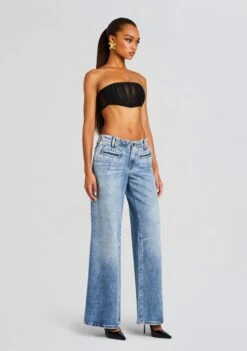 Fhary Top -Women's Clothing Shop Ecommerce Crop 23 11 16 SOULEYDRESS FHARYTOP BLACKSHAM 1252 ECOMM