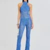 Kalena Knit Crochet Jumpsuit -Women's Clothing Shop Ecommerce Crop 23 12 18 KALENAJUMPSUIT TROPICALBLUE 1780 ECOMM