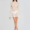 Rosie Embellished Lace Dress -Women's Clothing Shop Ecommerce Crop 23 12 18 ROSIEDRESS WHITE 0978 ECOMM