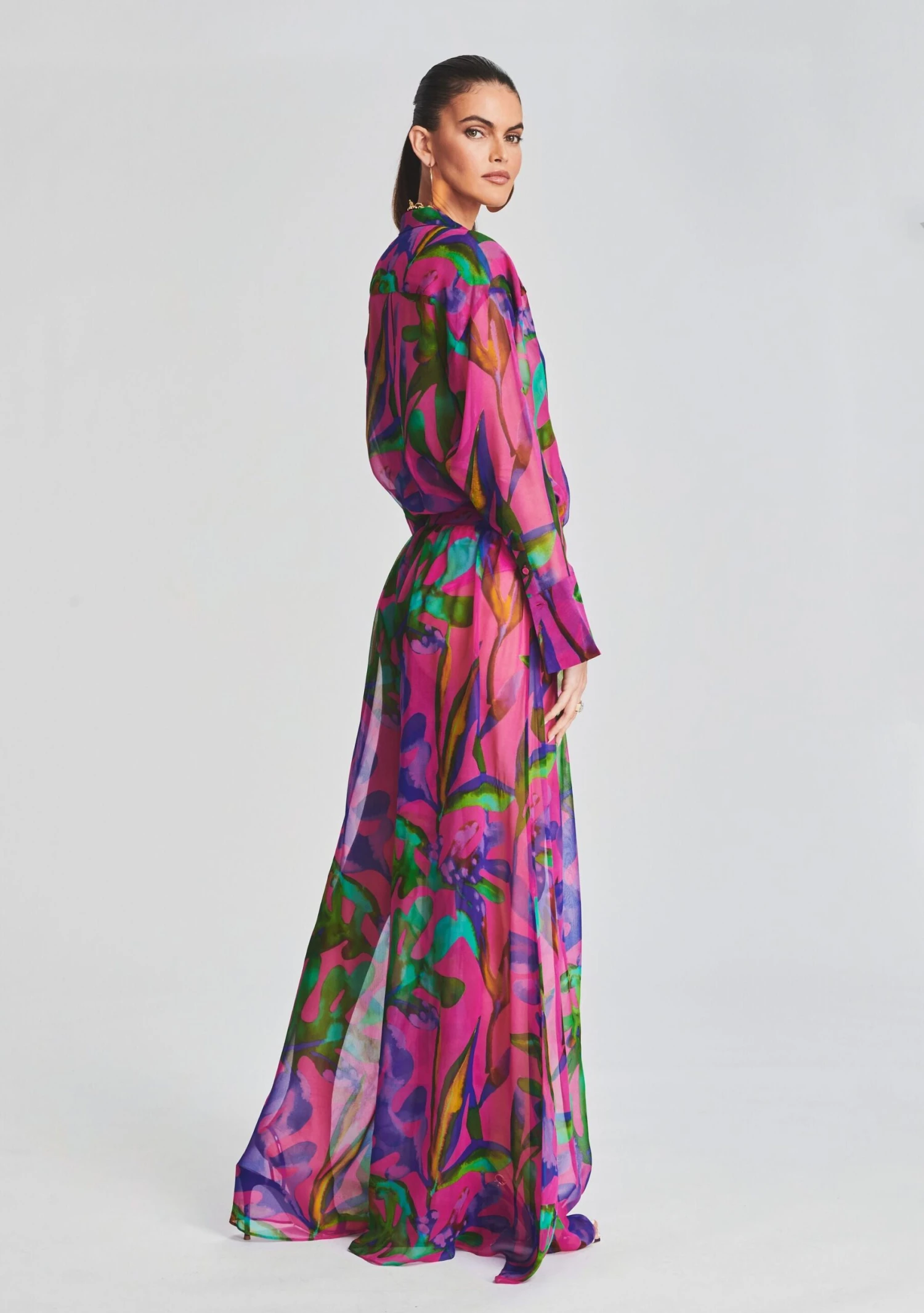 Zeca Silk Chiffon Pant 5 Zeca Silk Chiffon Pant - Image 3