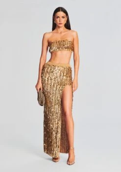 Steffy Feather Sequin Skirt -Women's Clothing Shop Ecommerce Crop 230516 SET2 SHOT 20 1645 eComm