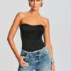 Mads Silk Bustier -Women's Clothing Shop Ecommerce Crop 230718 SET2 MADSBUSTIER ASTONLOWRISEJEAN 0857 ECOMM