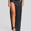 Tash Leather Skirt 1 Tash Leather Skirt -Women's Clothing Shop Ecommerce Crop 230816 SET2 VEDATOP TASHSKIRT 3715 ECOMM