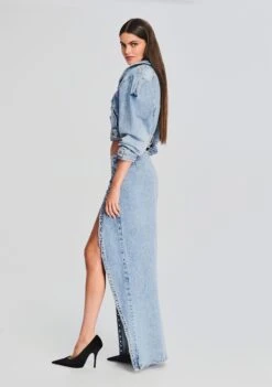 Zahlia Denim Skirt -Women's Clothing Shop Ecommerce Crop 230831 JOSLYNJACKET ZAHLIASKIRT 2218 ECOMM 3d114b15 d1c0 467b b844 bb6584b61dc1