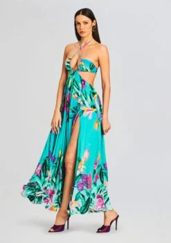 Ocean Maxi Dress -Women's Clothing Shop Ecommerce Crop 231128 OCEANDRESS 2561 ECOMM