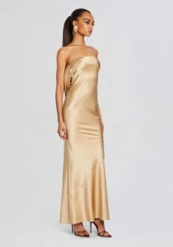 Keaton Silk Dress -Women's Clothing Shop Ecommerce Crop 24 02 15 KEATONDRESS NUDE 2389 ECOMM