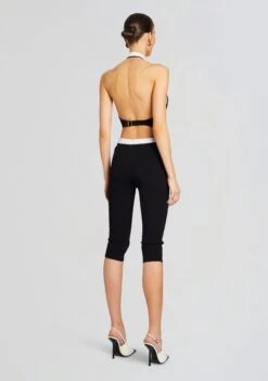 Morgana Bandage Knit Pant -Women's Clothing Shop Ecommerce Crop 24 02 15 TINSLEYVEST MORGANAPANT BLACKWHITE 1828 ECOMM 892a10e6 3335 4d62 a672 8a73ea31eb6a