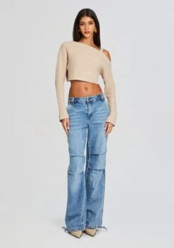 Agnes Sweater -Women's Clothing Shop Ecommerce Crop 24 02 16 AGNESSWEATER OXFORD CASEYPANT COASTLINE 1247 ECOMM