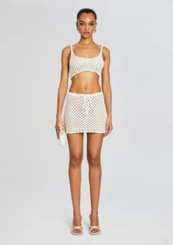 Thea Knitted Skirt -Women's Clothing Shop Ecommerce Crop 24 02 16 THEATOP THEASKIRT WHITE 1663 ECOMM db869023 f013 4c69 ba9e 8de09fcef1c4