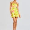 Mina Short Dress -Women's Clothing Shop Ecommerce Crop 24 02 29 MINA918SHORTDRESSWBUCKLEBELT YELLOWFLORAL 0905 ECOMM 71f749fe d9f4 4157 b3aa fad03c66b98f