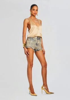 Calyx Embellished Denim Short 9 Calyx Embellished Denim Short -Women's Clothing Shop Ecommerce Crop 24 03 26 CALYXSHORT AMALFI 1054 ECOMM