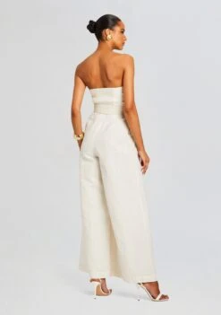 Nera Jumpsuit -Women's Clothing Shop Ecommerce Crop 24 03 26 HN NERA 5805 JUMPSUITWHITE 1876 ECOMM
