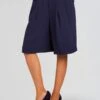 Paisley Short 1 Paisley Short -Women's Clothing Shop Ecommerce Crop 24 03 27 PAISLEYSKIRT NAVY 2362 ECOMM