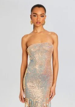 Tera Sequin Crochet Dress -Women's Clothing Shop Ecommerce Crop 24 03 27 TERADRESS BALLERINA 1381 ECOMM