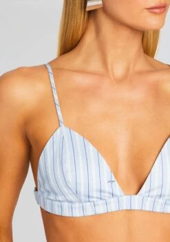 Lacey Bralette -Women's Clothing Shop Ecommerce Crop 24 04 16 LACEYBRALETTE LOUISESHIRT LILLIANSHORT POWDERBLUESTRIPE 2168 ECOMM