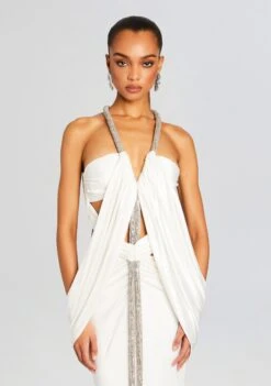 Gaia Embellished Dress -Women's Clothing Shop Ecommerce Crop 24 04 17 GAIADRESS WHITEGOLD 2134 ECOMM