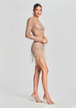 Beatrix Sequin Skirt -Women's Clothing Shop Ecommerce Crop Retrofete eComm 220803 Set2 SHOT 30 4517